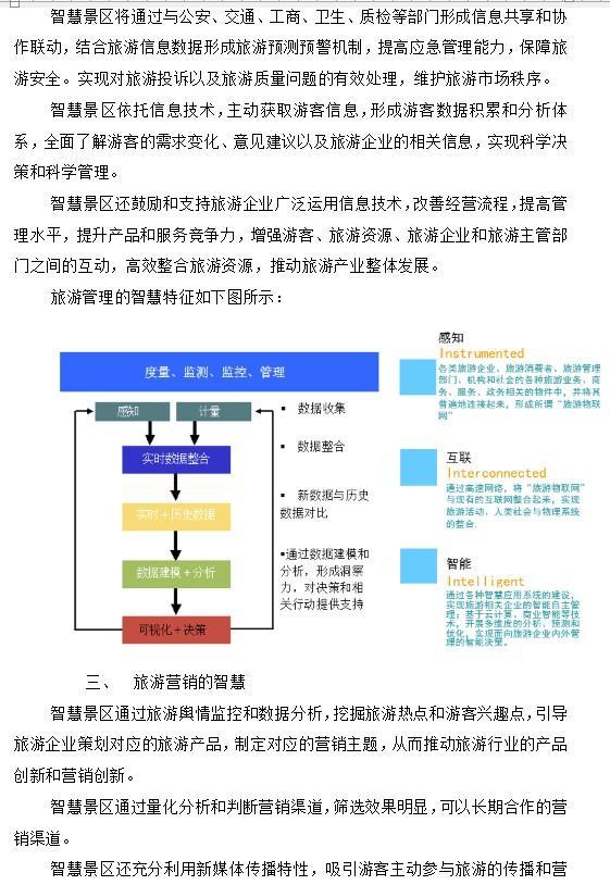 智慧景区旅游系统整体方案与智能数据机房设计
